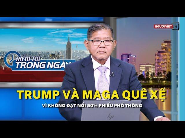 Trump và MAGA quê xệ vì không đạt nổi 50% phiếu phổ thông