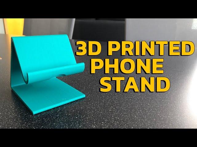 3D Printed Phone Stand Timelapse - Awesome Desk Accessories