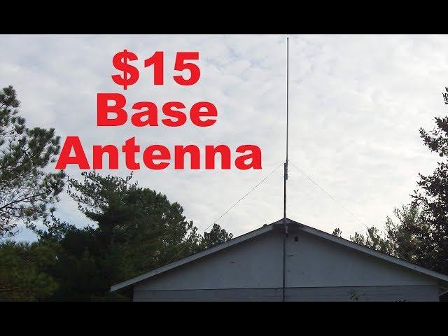 Homemade Ground Plane Antenna, CB radio base station