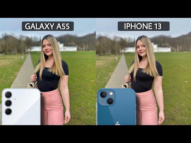 Samsung Galaxy A55 5G Vs iPhone 13 Camera Test Comparison