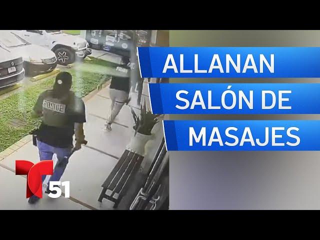 Allanan salón de masajes en Miami por investigación de tráfico humano