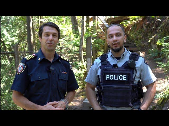 #NorthVan RCMP and DNV fire issue warning to Lynn Canyon parkgoers