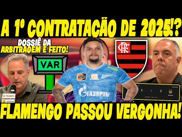 FLAMENGO FAZ DOSSIÊ CONTRA ARBITRAGEM E SURPREENDE A TODOS! 1 CONTRATAÇÃO DO ANO QUE VEM!?