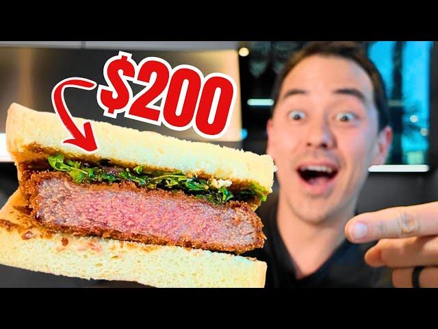 Making Wagyu Sando For The First Time!