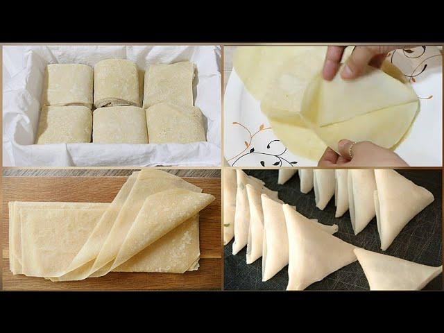 How to make Samosa Patti at Home /How to store Samos patti