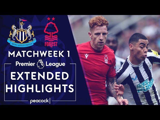 Newcastle United v. Nottingham Forest | PREMIER LEAGUE HIGHLIGHTS | 8/6/2022 | NBC Sports