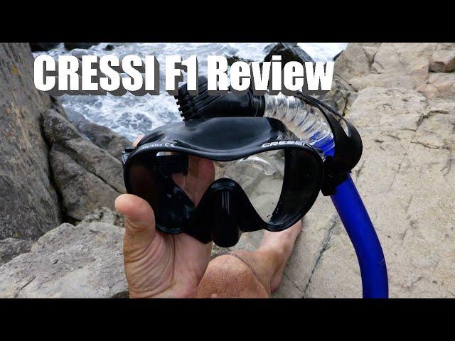 Cressi F1 Frameless Dive mask.