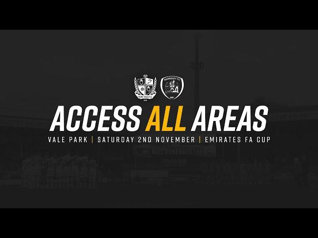 Access All Areas | Port Vale vs Barnsley [2nd November]