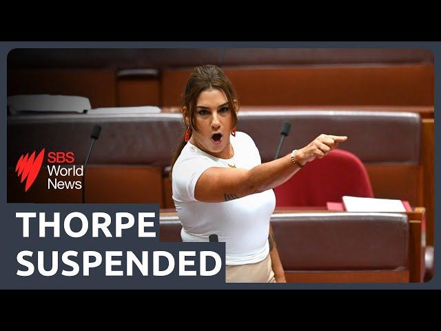 Lidia Thorpe suspended from senate after explosive racism row