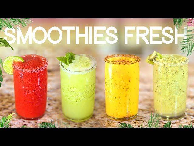 Bebidas refrescantes fáciles y saludables (Smoothies sin azúcar)