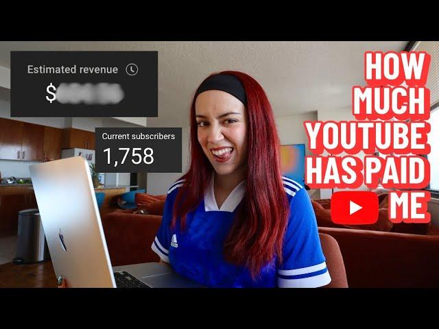 How Much Youtube Has Paid Me as a Small YouTuber | my analytics & YouTube monetization