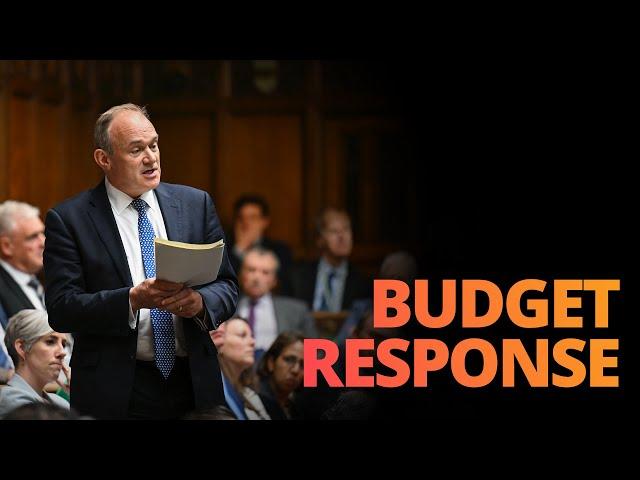 Ed Davey Responds to the 2024 Budget