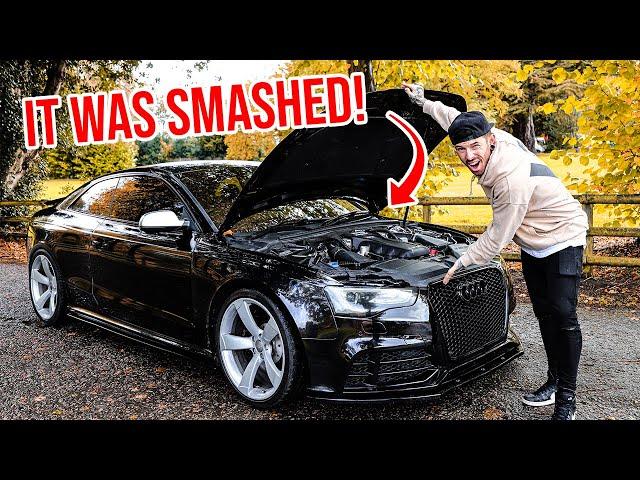 I TRANSFORMED MY GIRLFRIENDS SALVAGE AUDI RS5