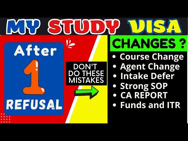 My Canada STUDY VISA after 1 REFUSAL | REASONS and CHANGES explained in detail (2024)