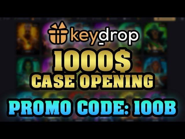 KeyDrop Promo Code  1000$ OPENING  Best Key Drop Code 2025 
