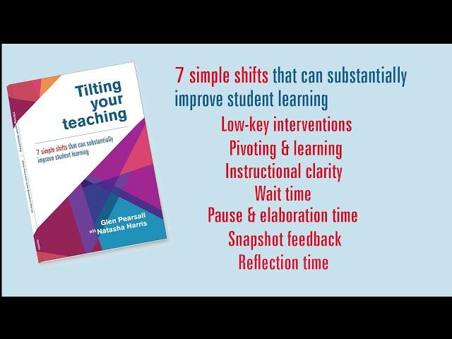 Tilting Your Teaching: Improve Student Learning with 7 Simple Shifts