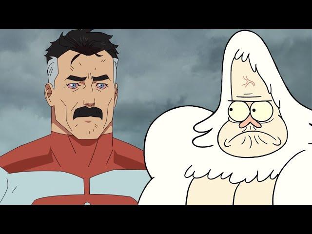 Omni-Man vs Regular Show Workers