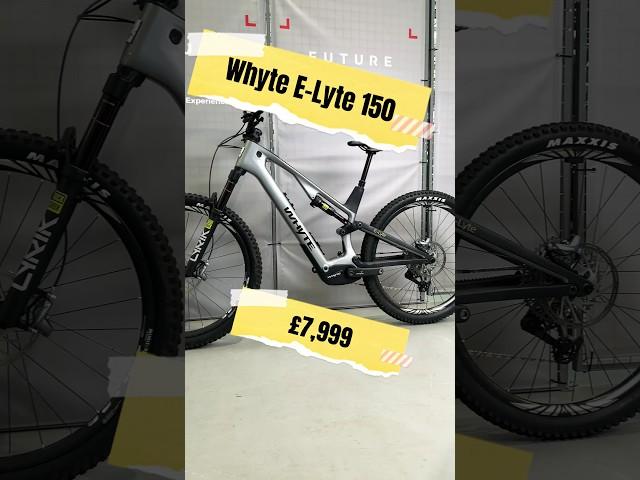 On the scales 2024 Whyte E-Lyte 150 RSX Size L, no pedals, tubeless tyres. 19.76kg #mtb #emtb #bosch