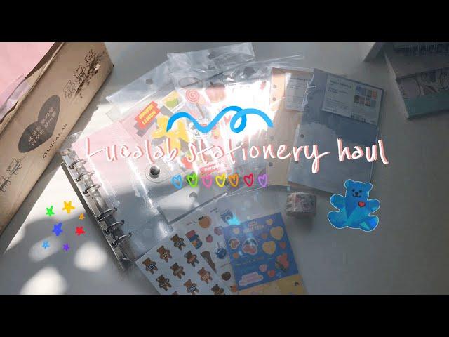 Lucalab stationery haul 