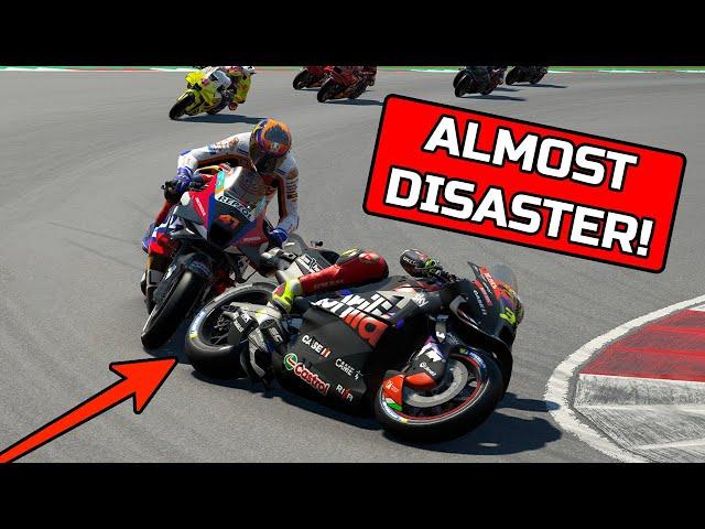 ALMOST DISASTER IN COTA!! - MotoGP 24