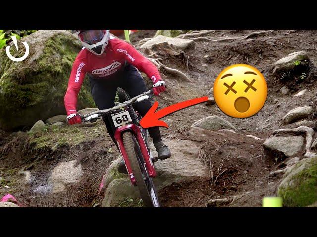 FULL BOTTOM-OUT - Downhill Bikes Taking Big Hits - Val di Sole World Cup