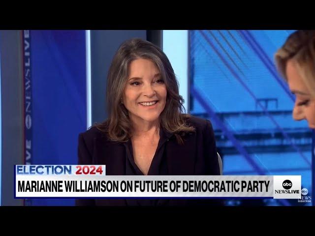 Marianne Williamson on the Future of American Politics | ABC News Live | November 7, 2024