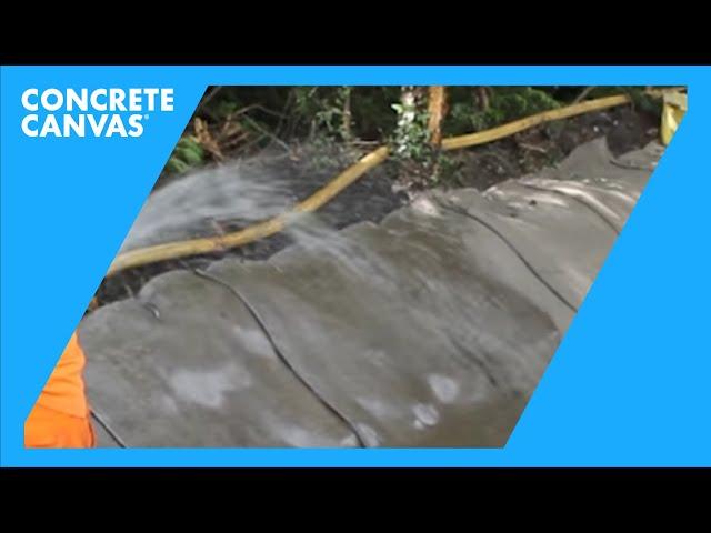 Concrete Canvas (CC) Ditch Lining - Skewen, Wales, UK