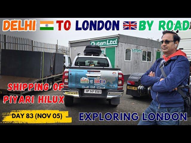 Piyari hilux Starts The Journey To Mumbai | Day 83 (Nov 05) Part 1 | Delhi To London By Road