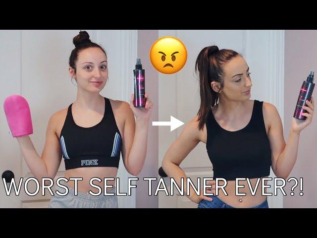 FAKE BAKE 60 MINUTE TAN AND EXPRESS SELF TAN LIQUID REVIEW + DEMO | SELF TANNER REVIEW