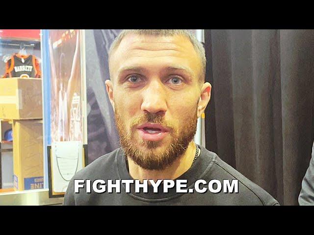 LOMACHENKO MESSAGE ON RUSSIA INVADING UKRAINE; USYK PLEADS FOR "NO WAR" PEACE