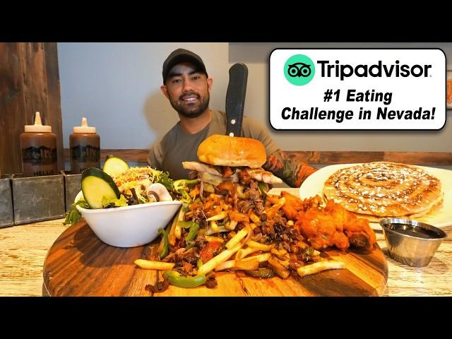 Trip Advisor's #1 Eating Challenge In Nevada! | The " Oh No, I Sunk My Battle Ship" Menu Challenge