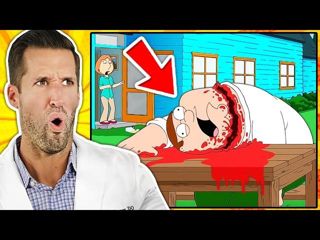 ER Doctor REACTS to Family Guy Cutaway Medical Scenes (PART 2)