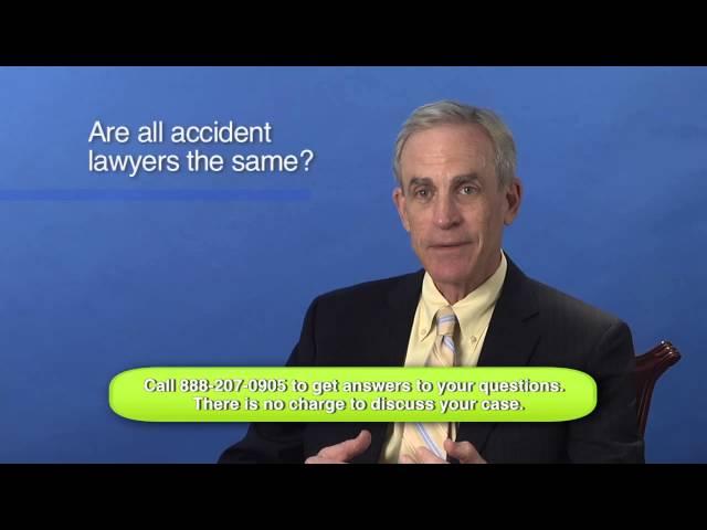 Are All Accident Lawyers the Same?