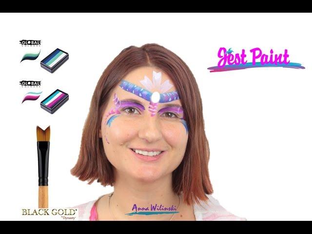 Dynasty Face Painting Brush Demo -  Princess Warrior