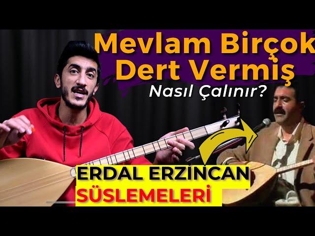 MEVLAM BİRÇOK DERT VERMİŞ SOLFEJ SAZ NOTALARI | ERDAL ERZİNCAN Mevlam Birçok Dert Vermiş Bağlama