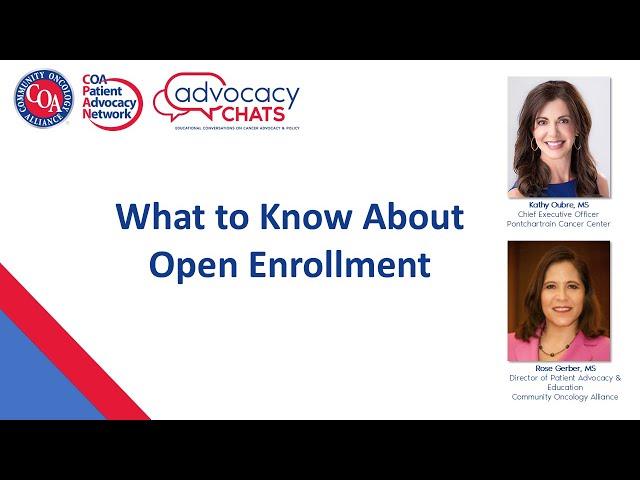 What to Know About Open Enrollment: A CPAN Advocacy Chat