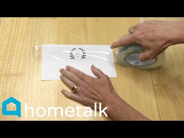 DIY Graphic Transfer - You'll be running the dollar store when you see this $4 trick! | Hometalk