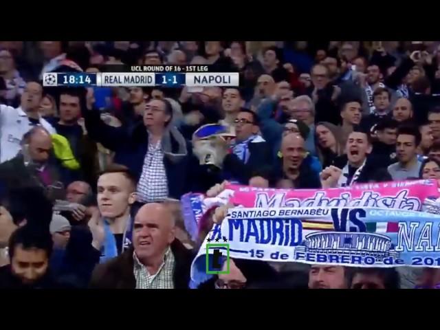 Real Madrid vs Napoli 3:1 Champions League Leg 1 2/15/17