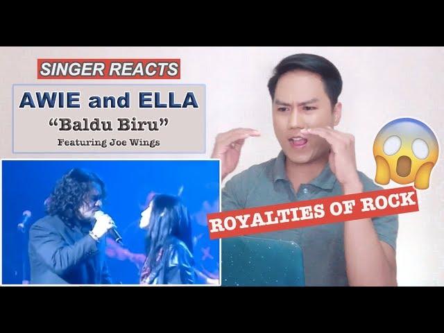 Ella & Awie - Baldu Biru feat Joe Wings SINGER REACTS