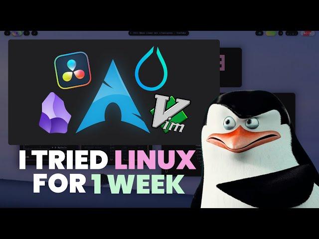 I tried Linux for a week, it was terrible but amazing