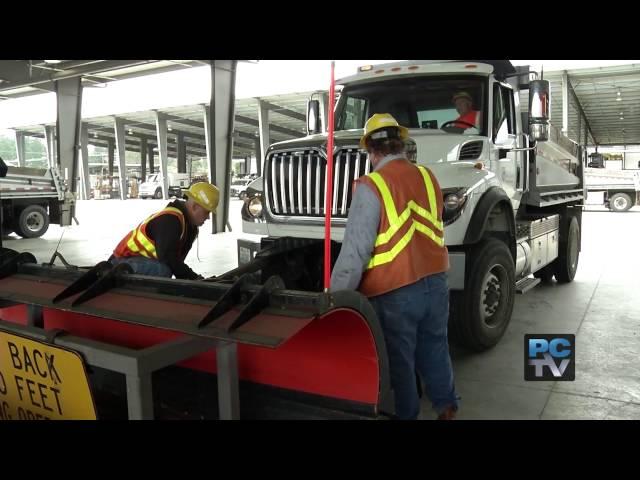 County road crews get ready for snow and ice conditions