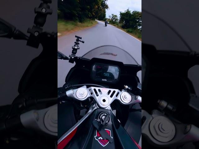 Hitting them corners with the Aprilia RS 457 #trending #motorcycle #apriliars457 #youtubeshorts