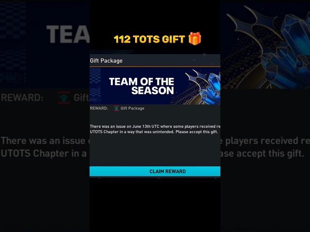112 TOTS FREE GIFT  Siuuu #fifamobile