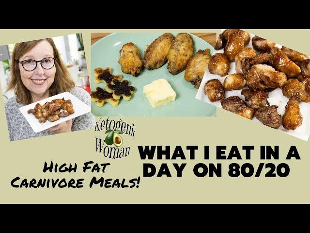 What I Eat in a Day on High Fat Carnivore 80/20 | How to Cook Beef Fat Trimmings