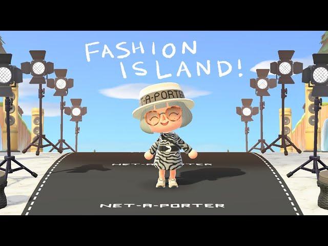 I visited a fashion-themed island in Animal Crossing! | @imAnnaMolly