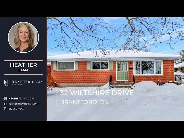 Brantford Real Estate | 32 Wiltshire Dr | Heather Lama