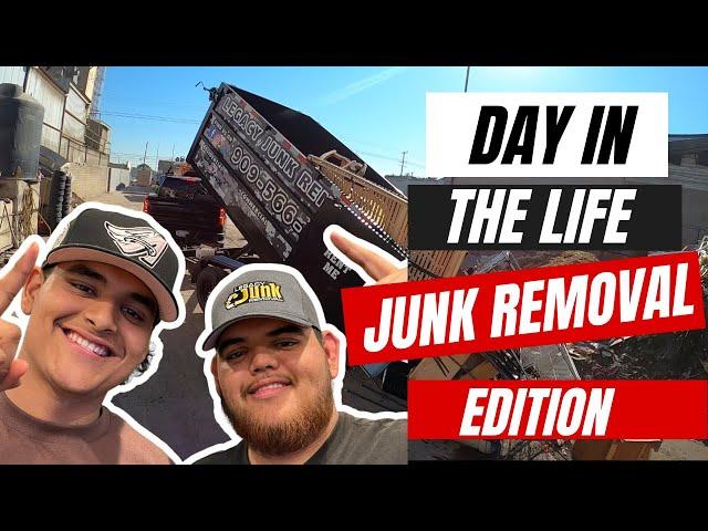 DAY IN THE LIFE Junk Removal Edition *Full Day* (Junk Removal For Beginners)