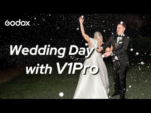 Wedding Day with Ashley Karakatsanis and Godox V1Pro