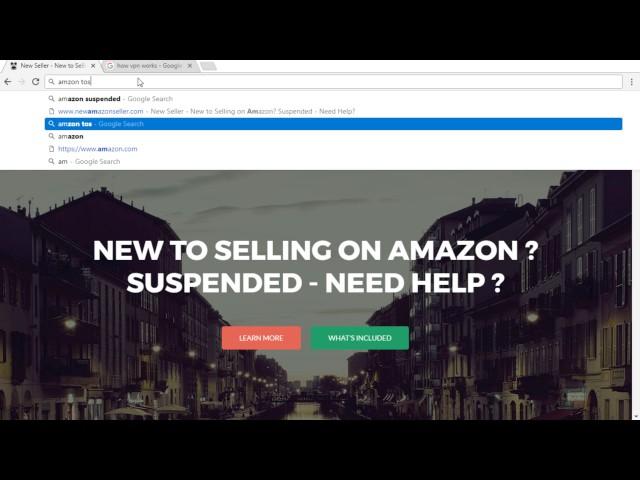 Suspended on Amazon - Should I use a VPN