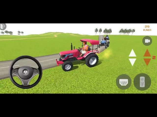 MAHINDRA TRACTOR MATTI LODING TOCHAN TRACTOR 3DX JCB INDIA GAME VIDEO #youtubevideo